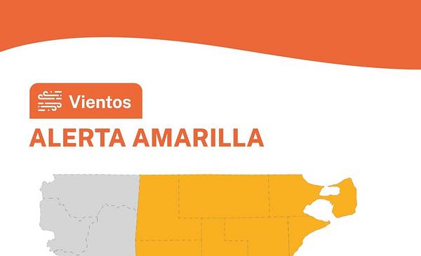 Vientos en Chubut: Rige una alerta amarilla para este miércoles en gran ...