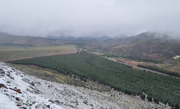 Rige una alerta amarilla por nevadas en la cordillera