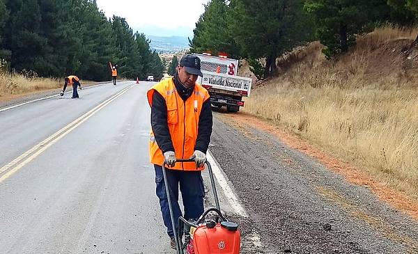 Vialidad Nacional trabaja en la Ruta Nacional n°259