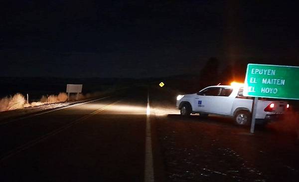 La Ruta 40 entre Esquel y El Bolsón se encuentra transitable con precaución
