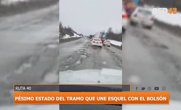 Ruta 40: El tramo entre Esquel y El Bolsón que se encuentra en pésimo ...