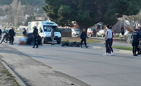 Esquel: Una mujer de 76 años murió tras ser atropellada por una moto