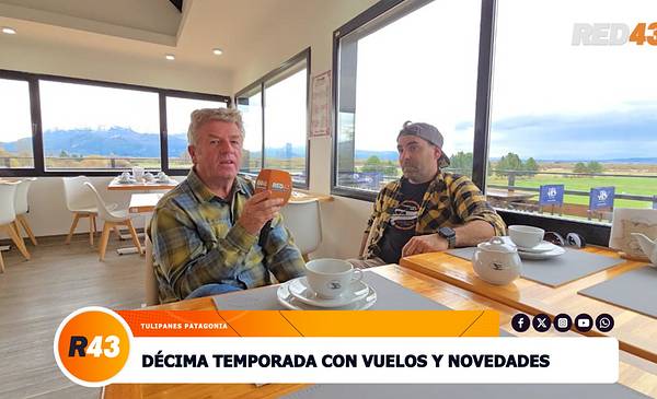 Tulipanes Patagonia arrancó su décima temporada con vuelos en avión y nuevas propuestas