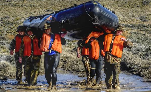 Río Mayo: unidades del Ejército Argentino realizaron ejercicios de instrucción militar