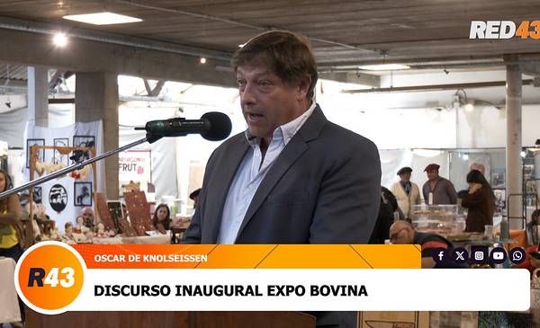 De Knollseisen destacó la producción ganadera en la apertura de la Expo Bovina