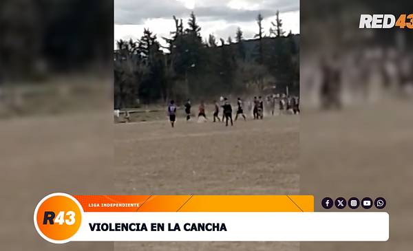 Violencia entre jugadores empañó la fecha del fútbol barrial en Esquel