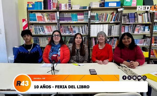 Feria del Libro de la Escuela 758: 10 años promoviendo la lectura en Esquel