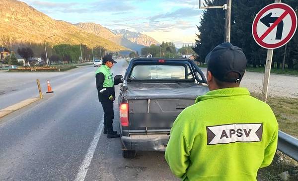 Nueve conductores alcoholizados en Esquel y Trevelin durante el fin de semana largo
