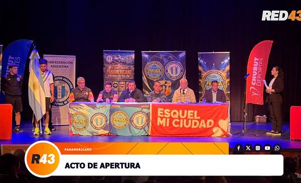 Esquel inauguró el Panamericano de Futsal con equipos de cinco países