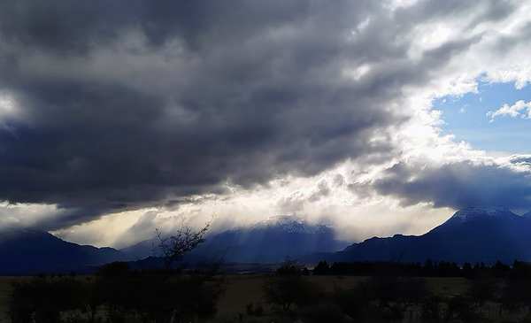 Alerta amarilla por tormentas para varios sectores de Chubut