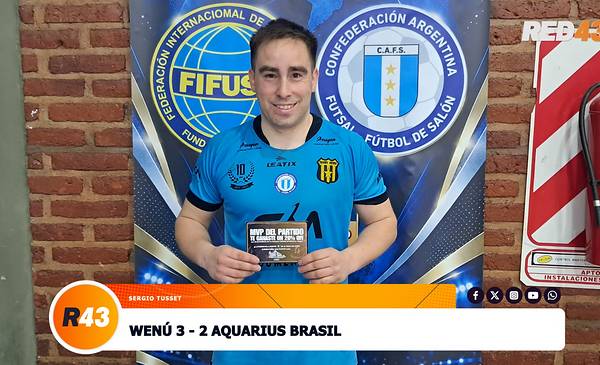 “Fue algo más emocional que futbolístico”: Sergio Tusset tras el triunfo de Wenú ante Aquarius de Brasil