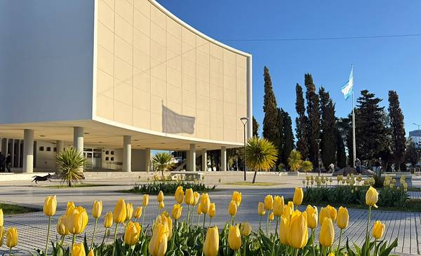 El atractivo de los tulipanes suma un nuevo espacio en la Legislatura provincial